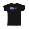 Gift T-Shirt : Anguilla Flag Modern Country Expat