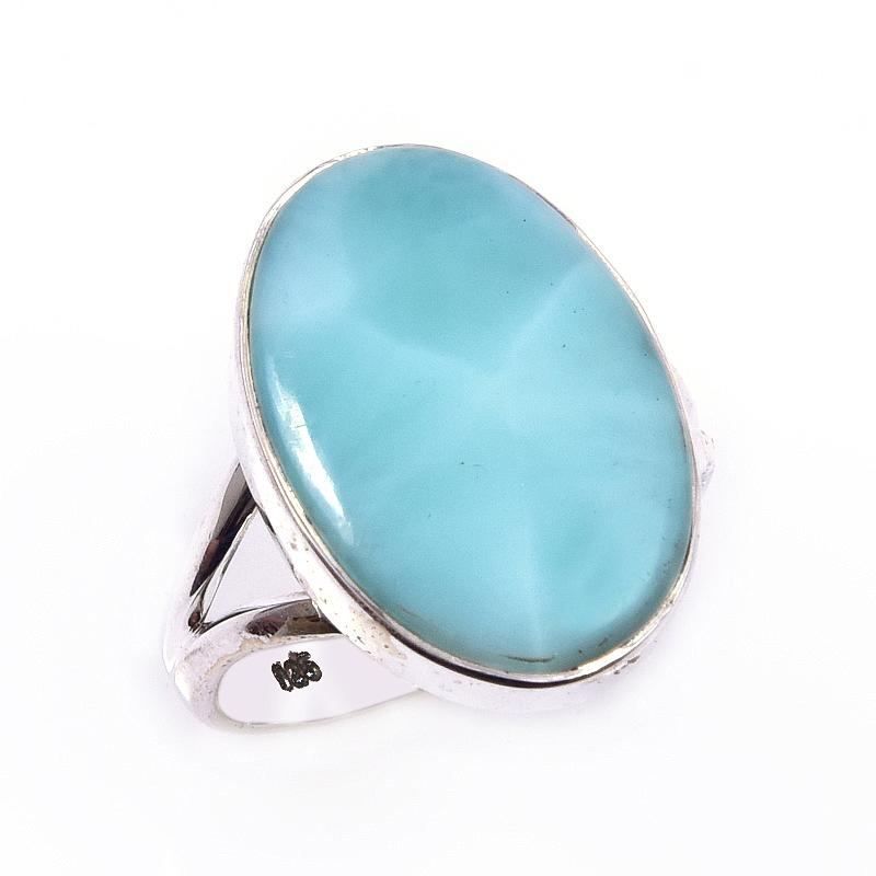 Natural Republic Larimar Gemstone 925 Solid Sterling Silver Gift Ring S.7 r9t14