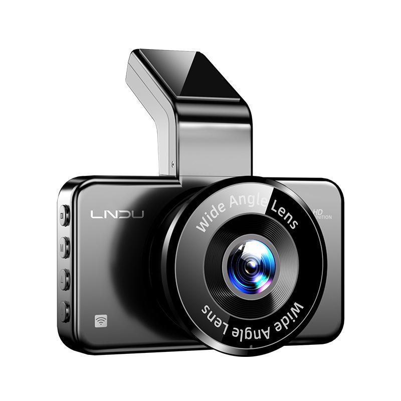 

4K Видеорегистратор с четким ночным видением, Двойные передняя и задняя камеры, Панорамный обзор 360°, Модель 2024 года, Беспроводной, Черный Single Lens Standard чёрный