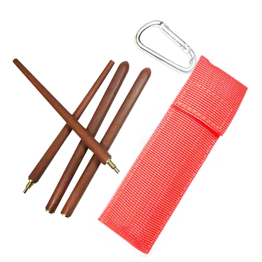 

1 Pair Folding Chopsticks with Storage Bag Camping Chopsticks Reusable Wooden Chopsticks for Outdoor Travel Camping Picnic червоне дерево