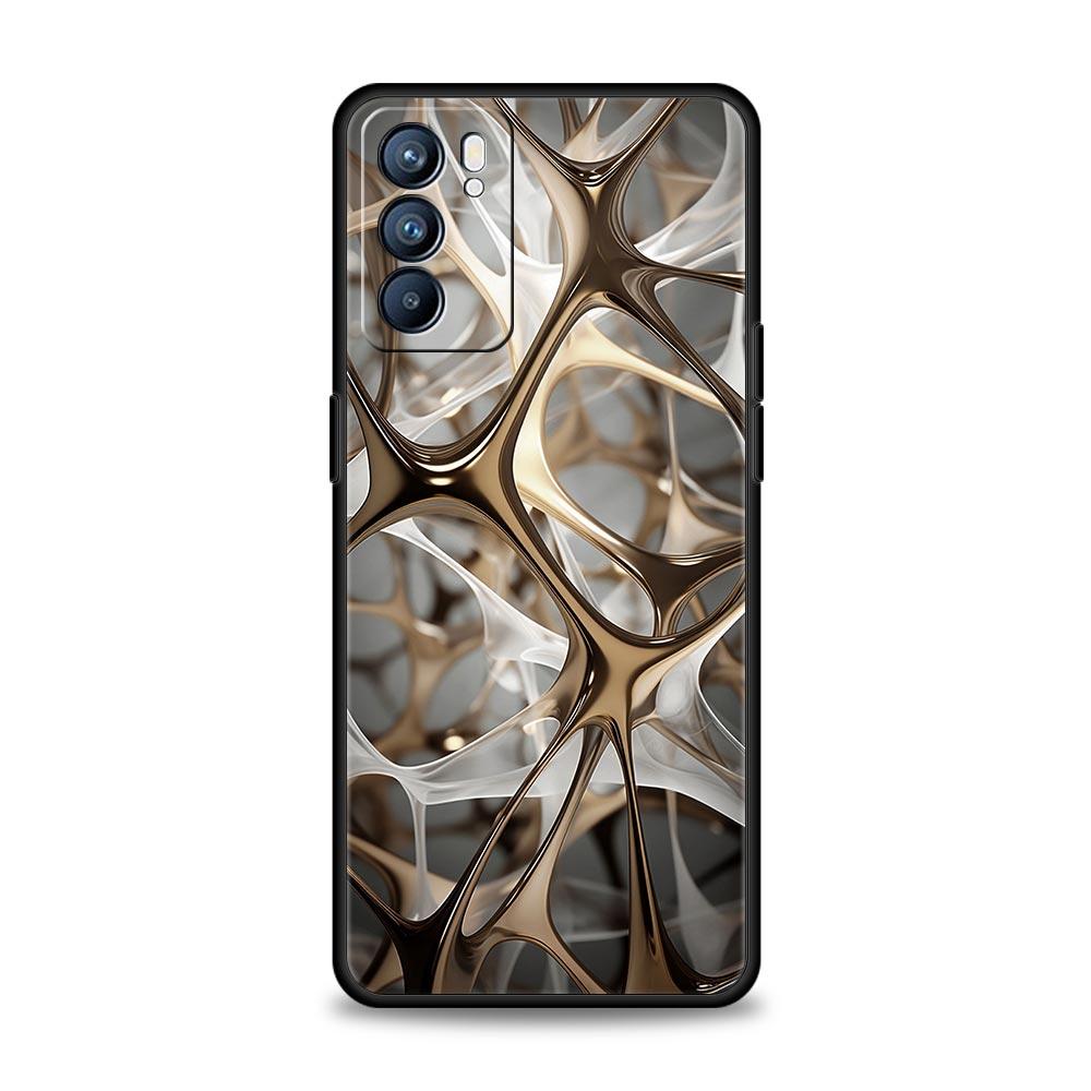 Folds Texture Phone Case For Oppo A17 A31 A54 A57 A78 A79 A98 Find X5 X6 Reno 6 7 8 10 11 12 13 F Pro 5G Soft TPU Cover Fundas