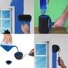 Extendable Wall Paint Roller Set Professional Painting Tool with Perfect Edge for Home Artwork