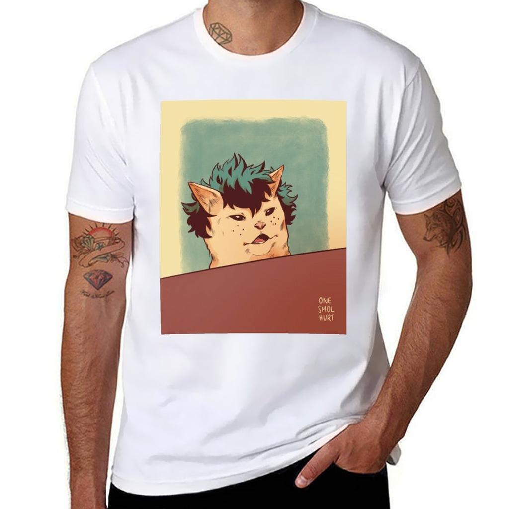 Deku Cat TShirt Breathable Lightweight Summer Top