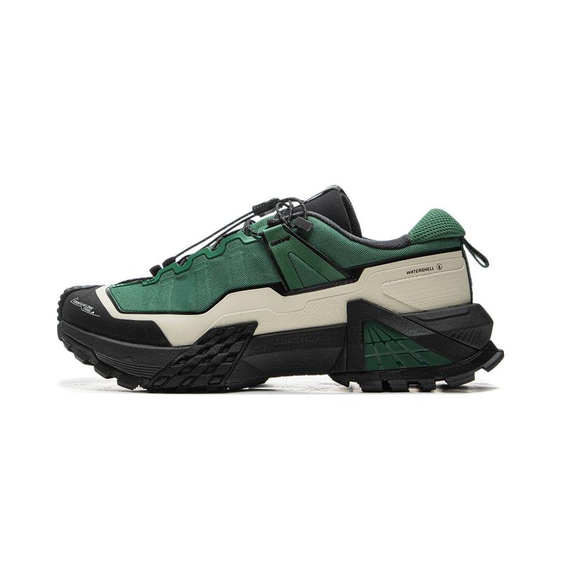 Li-Ning CF Counterflow Xingchuan Pro Unisex Low Top Hiking Shoes Grey Green AHTU017-4 37