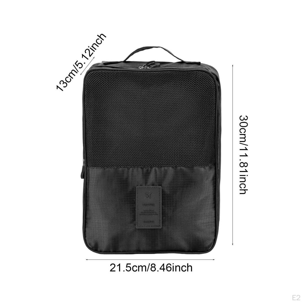 Travel Shoe Bag Organizer Durability Dustproof Practical with Handle Men Women Lightweight Storage