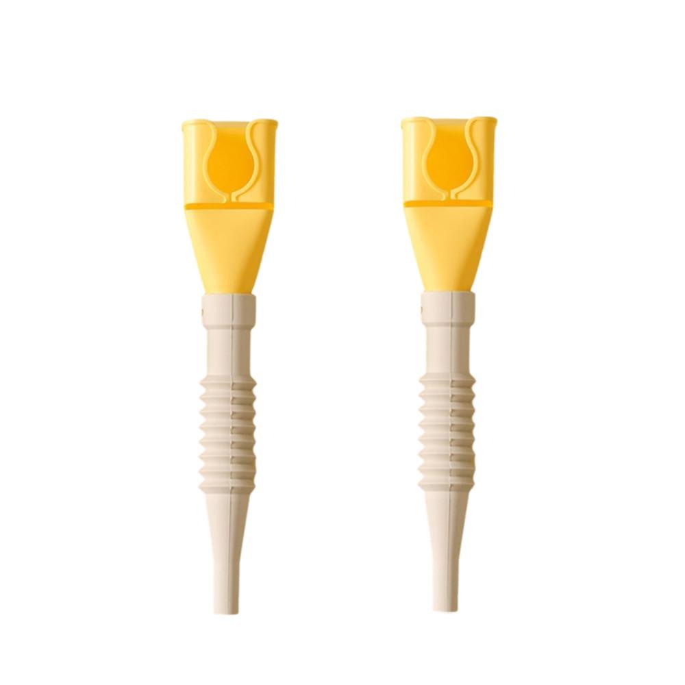 2PCS Wide-mouth Extendable Kitchen Funnel Telescopic Hose Sauce Dispensing Funnel Home