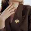 Scarves Brooch 1/2Pcs Women Pin Flower Design Lapel Pin