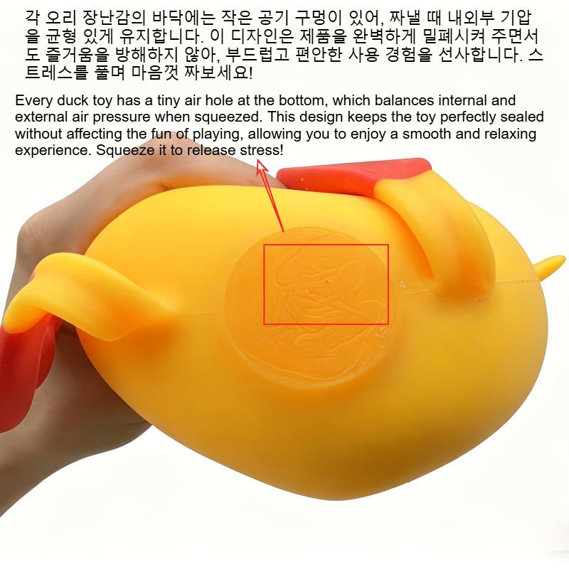 Squishy Antistress Duck Fidget Toy Cute Goose Animal Decompression Venting Toy for Stress Relief Ideal Gift for Kids & Adults