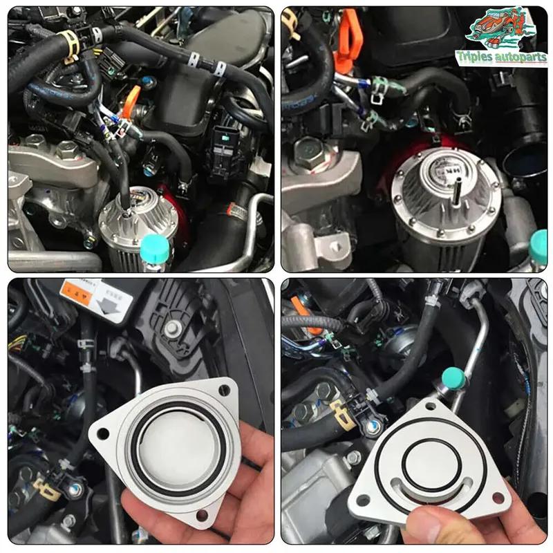 Racing Car BOV Adaptor Blow Off Valve For 2016+ Honda Civic X 10 1.5L Engine 2016+ Red
