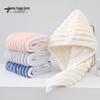 Xiangfeng Coral Fleece Hair Drying Cap for Women - Thicker, Absorbent Bath Head Scarf for Home Use.