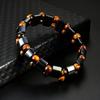 Tiger Eye Stone Magnetic Hematite Beaded Bracelets for Men Women Spiritual Abundance Money Wealth Attract Bracelet Lucky Jewelry
