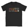 Non Dimenticare Plutone Maglietta da Uomo Maglietta Casual T-shirt a Manica Corta Girocollo 100% Cotone Abbigliamento Taglie Forti - Estate da Uomo...