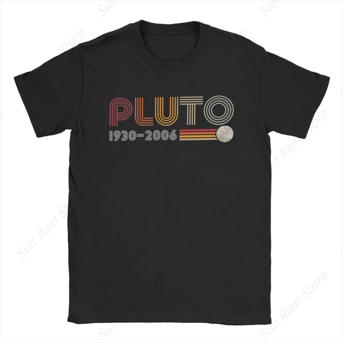 

Never Forget Pluto Men s T Shirt Casual Tee Shirt Short Sleeve Crewneck T-Shirt 100% Cotton Plus Size Clothing - Men s Summer... S разноцветный