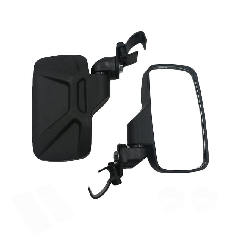 2Pcs Car Rear View Mirrors ATV UTV Rearview Mirror for Grooved Tube/Polaris Ranger XP 900/Can-Am Maverick Trail/EV & EVLI-ION