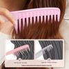 Large Wide-Tooth Curling Comb for Women: Ideal for Post-Perm, Massage, Long Hair & Fluffy Crown at Home.