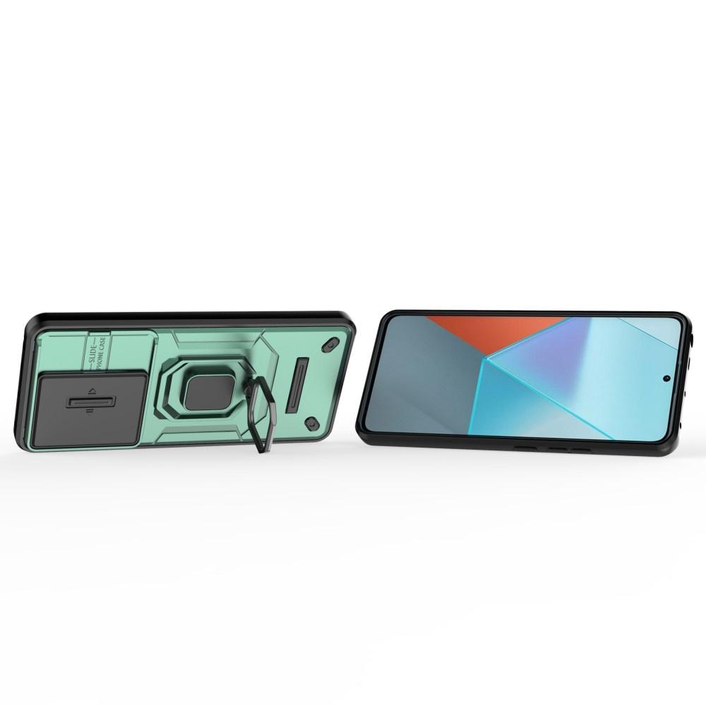 KickStand Camera Lens Case for Xiaomi Redmi Note 13 Pro 5G, Green
