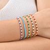 Adjustable Colorful Crystal Tennis Bracelet for Women High Quality 3mm Cubic Zircon Chain Bracelets Luxury Fashion Jewelry Gift