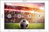 Photomural Soccer Ball In The Stadium Self-Adhesive Mural 312x219