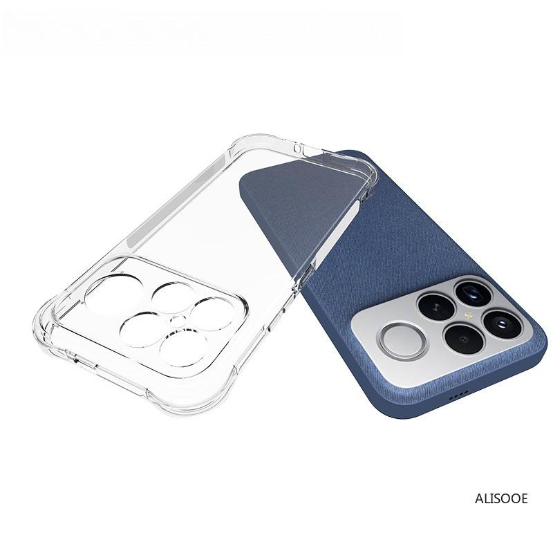 Průhledný kryt pro POCO F8 Ultra / POCO F8 Pro Pouzdro TPU Průhledný Nárazuvzdorný Ochranný kryt na telefon Fundas Capa Coque