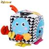 Plush Building Blocks: Baby Cognitive Toy with Zipper & Shoelace Features