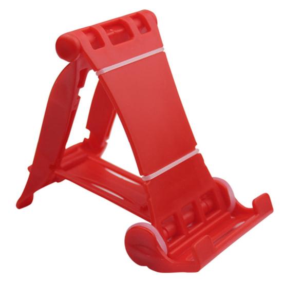 

Universal Desktop Foldable Cell Phone Stand Wheel Holder for Samsung iPhone GPS красный