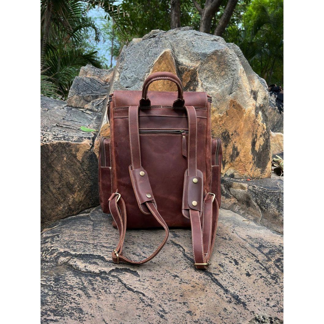 Кожаный рюкзак — фото 5