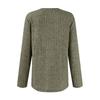 Women's Casual Long Sleeve Ribbed Knit Top with Pocket, Soft and Comfortable Pullover for Everyday Wear