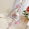 Stylish Jellyfish Wind Chime Glass Pendant Phone Decoration Portable Accessory for Nature Inspire Aesthetics Wear