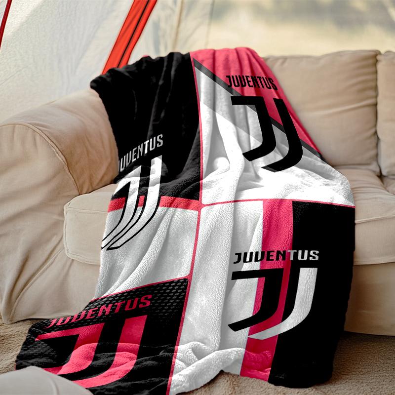 1pc Snug Juventus Football Club Blanket, Lightweight & Durable Print Blanket, Perfect for Home, Couch, Bed, Picnic, Travel, Office