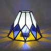 Modern Stained Glass Lampshade, Replacement Lamp Shades with Fan Light, Wall Lamp and Chandeliers