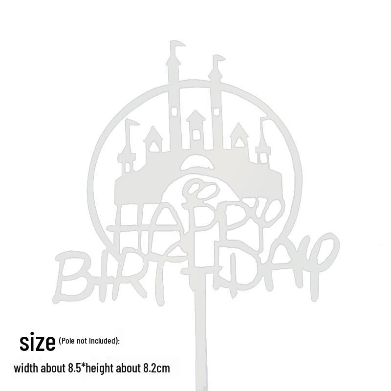 Pink & Gold Royal Birthday Cake Topper Set