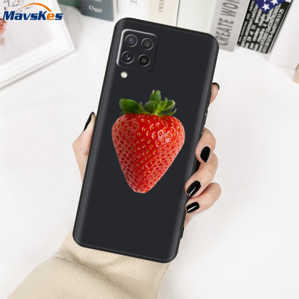 For Samsung Galaxy M22 Case SM-M225FV Black Bumper Soft TPU Cover For Samsung M32 4G M325FV Case Silicone M 22 M 32 Fundas Cute