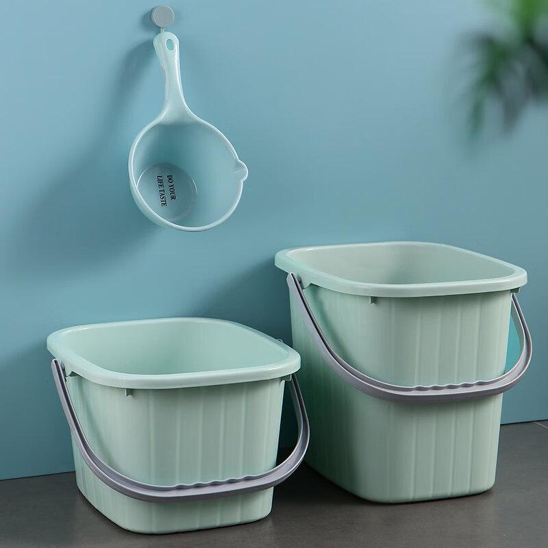 ZISIZ Thickened Square Plastic Bucket