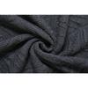 Herbst und Winter Damen Sexy Perspektive Slim-Fit High-Neck Langarm Volltonfarbe Langer Rock Temperament Kleid