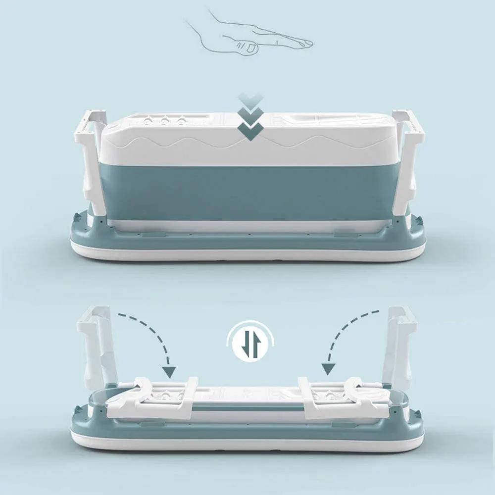 Freestanding Bathtub Toddler Children Twins Family Kids Plastic Silicone Luxury Large Bath Tub Portable Foldable Bathtub