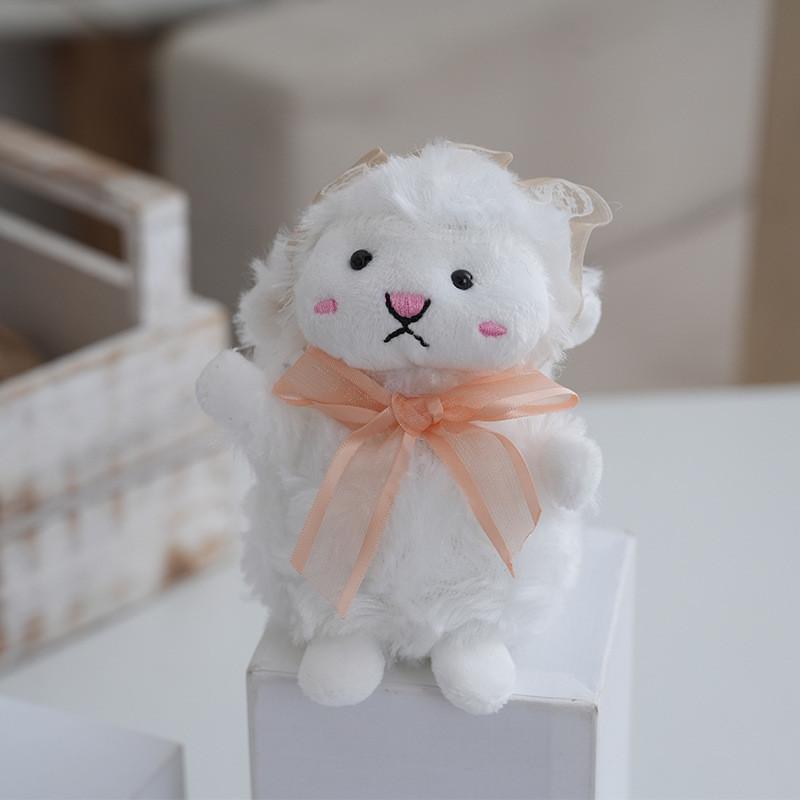 Soft Cute Lolita Sheepplush Toy With Pp Cotton Filling For Kids Room Decor
