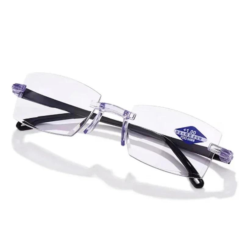 6 PCS Fashion Reading Glasses for Men Women 0 +150 +200 Presbyopic Glasses