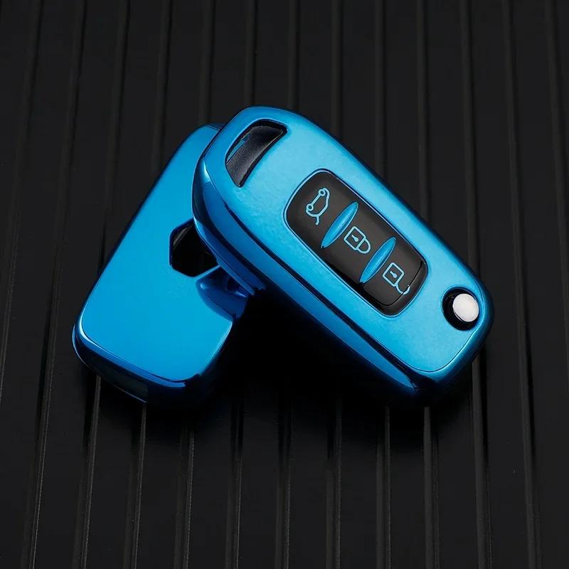 TPU Araba Çevirme Anahtar Kılıfı Renault Kadjar Captur Megane Sandero Stepway Logan Clio 5 Arkana Fob Kabuk Anahtarlık Aksesuarları