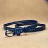 Women's Hollow Leather Belt Women's Casual Versatile Cowhide Belt
