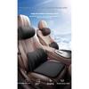 Car Seat Lumbar Pillow Set Car Memory Foam Headrest Lumbar Cushion Back Cushion Soft Comfortable Breathable Headrest Supplies