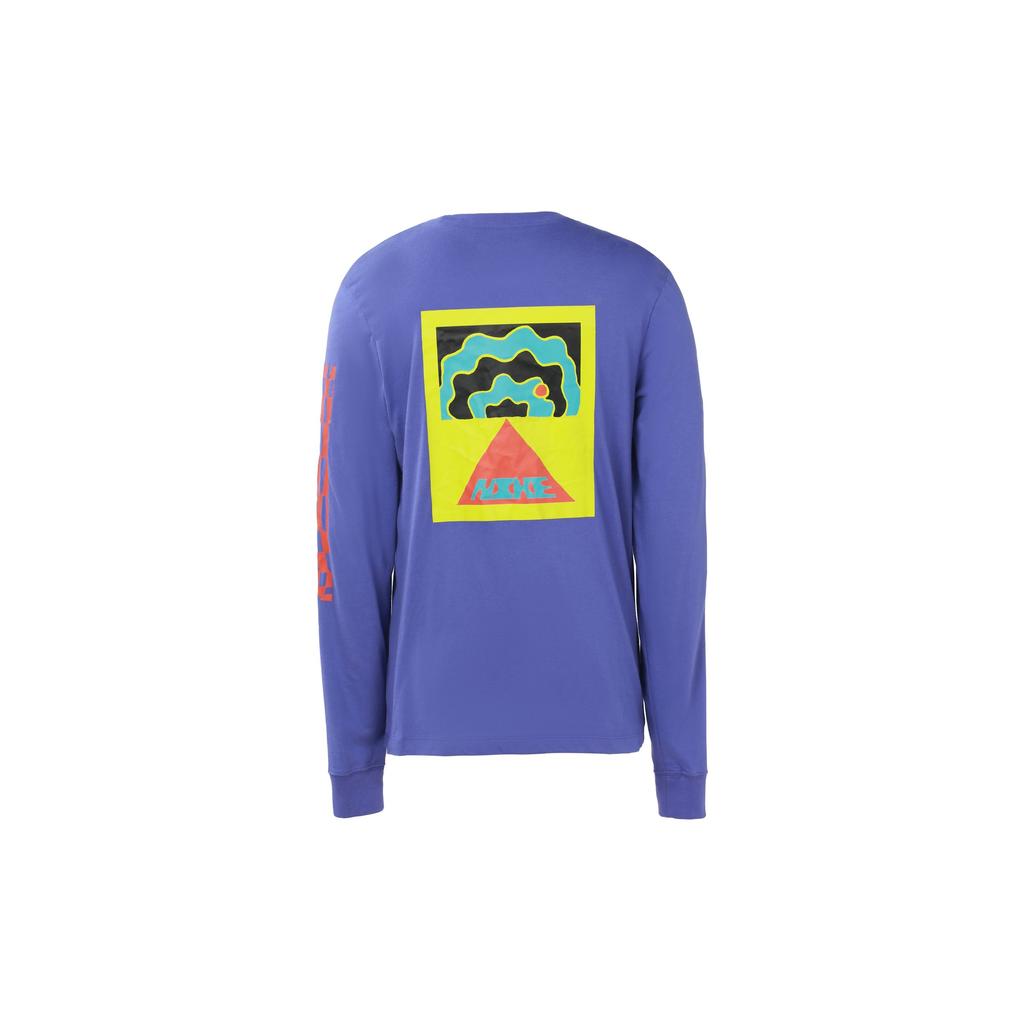 Nike Dri-Fit A.I.R. Running Training Long Sleeve T-Shirt Men Tops Lavender CW0942-554