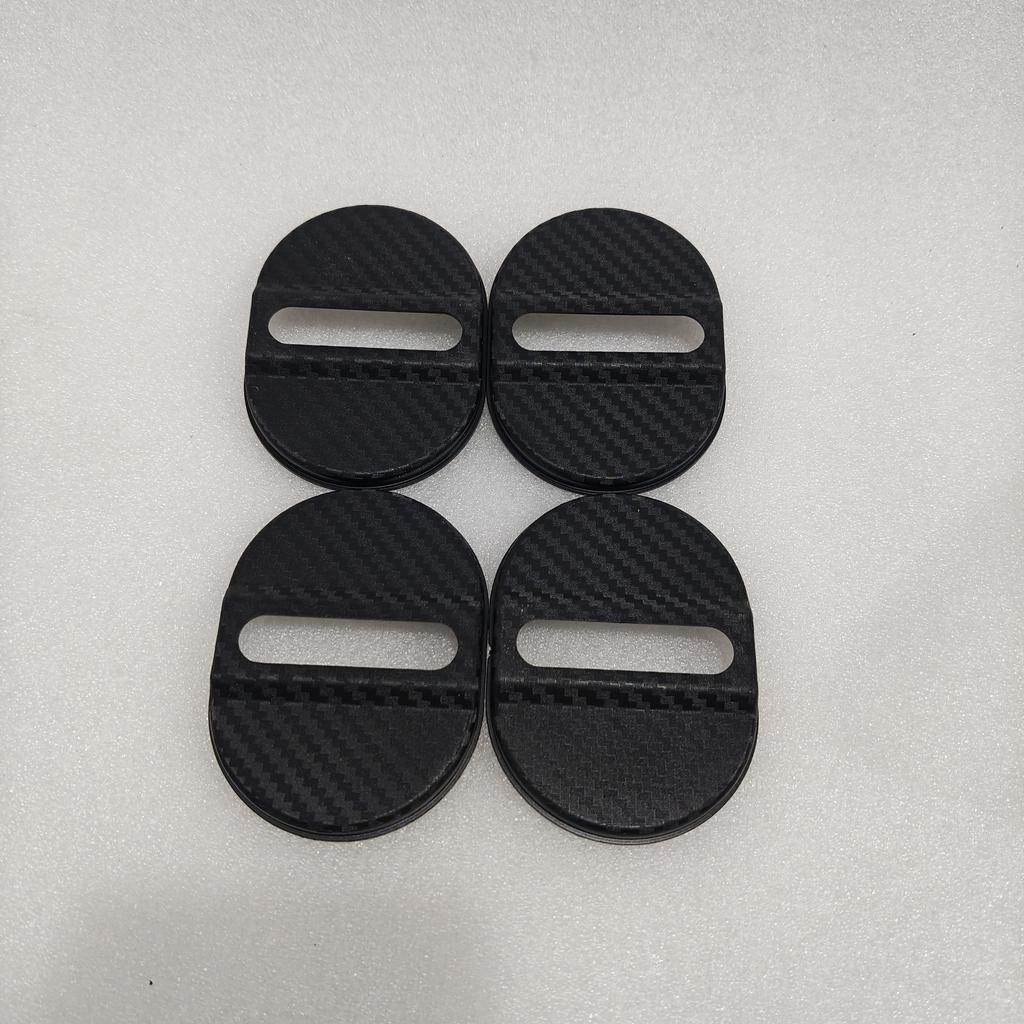 4pcs door lock buckle protective cover door lock cover vibration reduction and noise reduction adhesive buffer