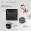 Exterior Wall Grille Cover Metal Louver Vent Cover Square Vent