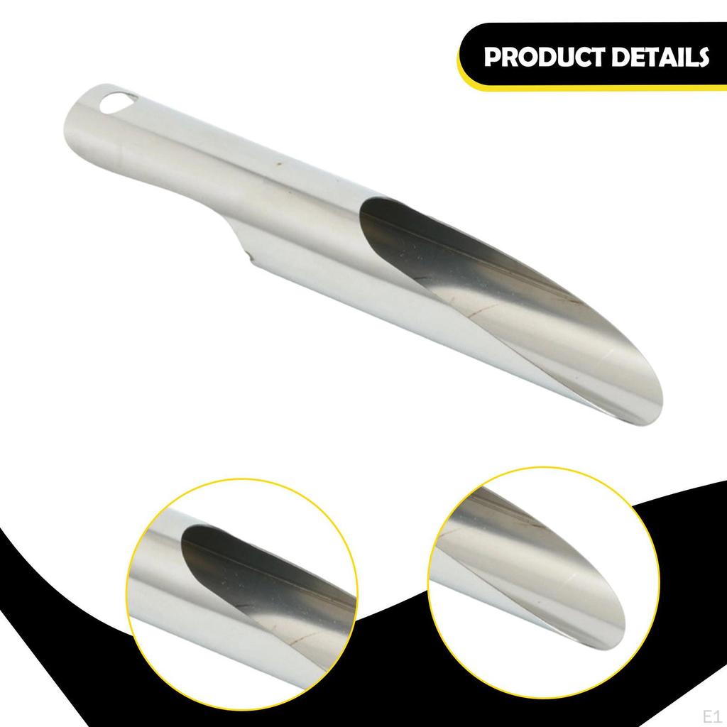 Garden Hand Scoop Multipurpose for Gardening Round Stainless Steel Bucket Potting Digging