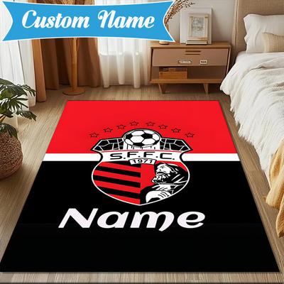 Custom Name Soccer Team Francisco Rug Game Carpet, Floor Mat for Bedroom Living Room Entryway Rug, Home Decor Idea Gift for Christmas Birthday