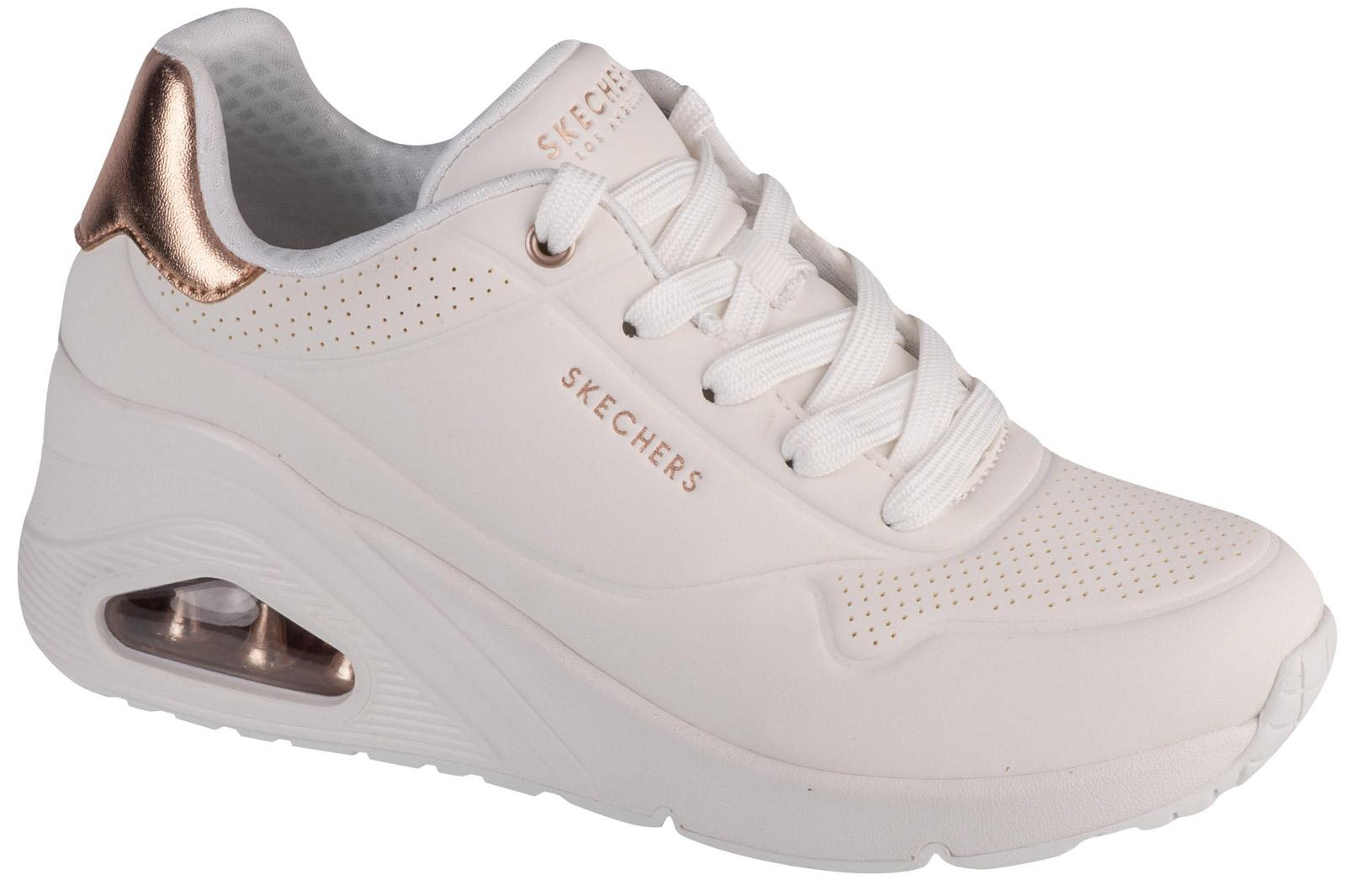 Skechers Uno Wedge - Hi Steps, Baskets blanches pour femmes 41 blanc
