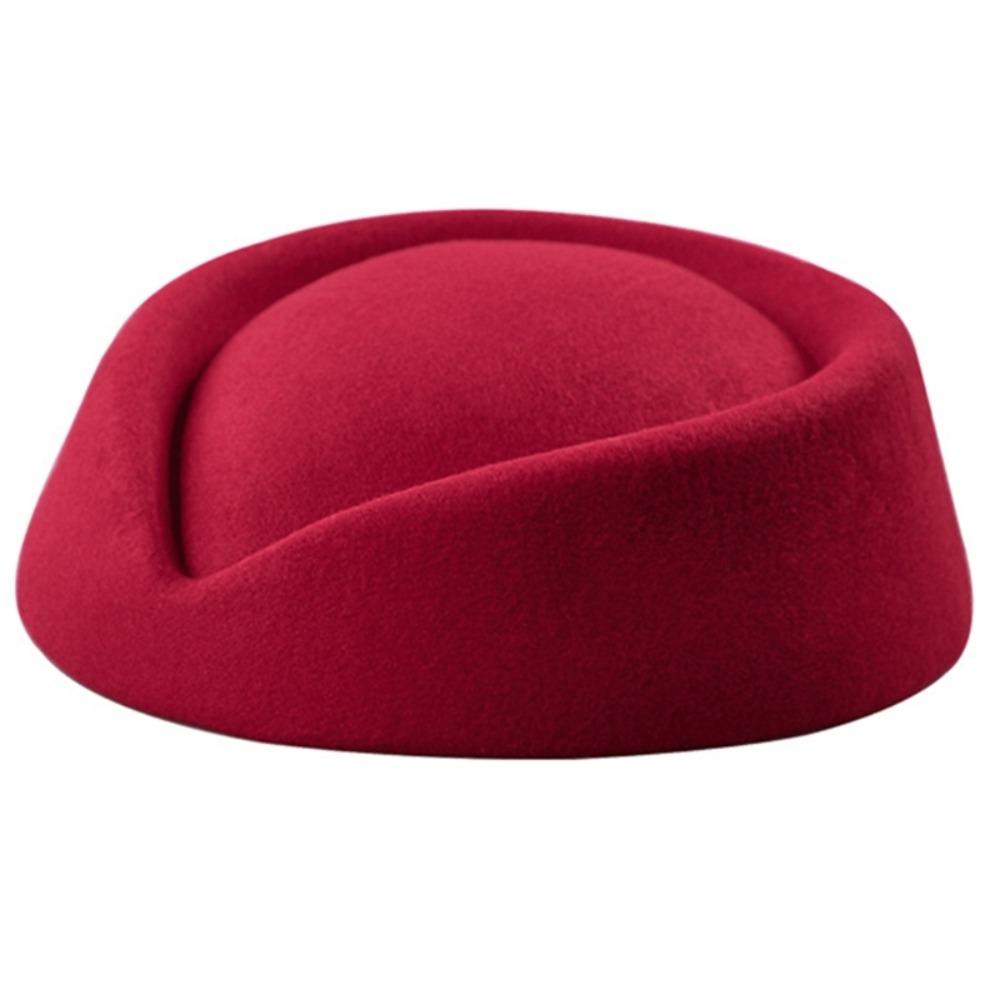 Vintage Looking Airline Stewardess Caps Pillbox Hat Uniform Stewardess Hat  Cosplay Costume