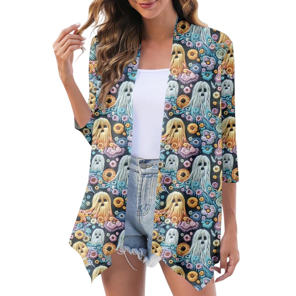 Women's Fashion Casual Cozy Halloween Cardigan Jacket