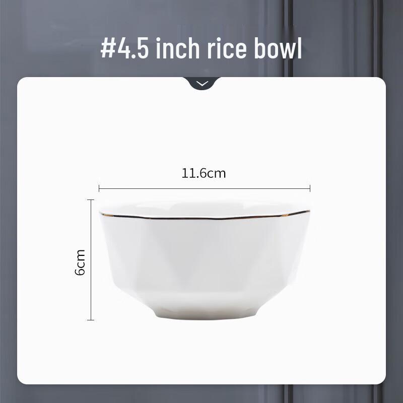 Crystal Gold Rim Ceramic Fish Plate