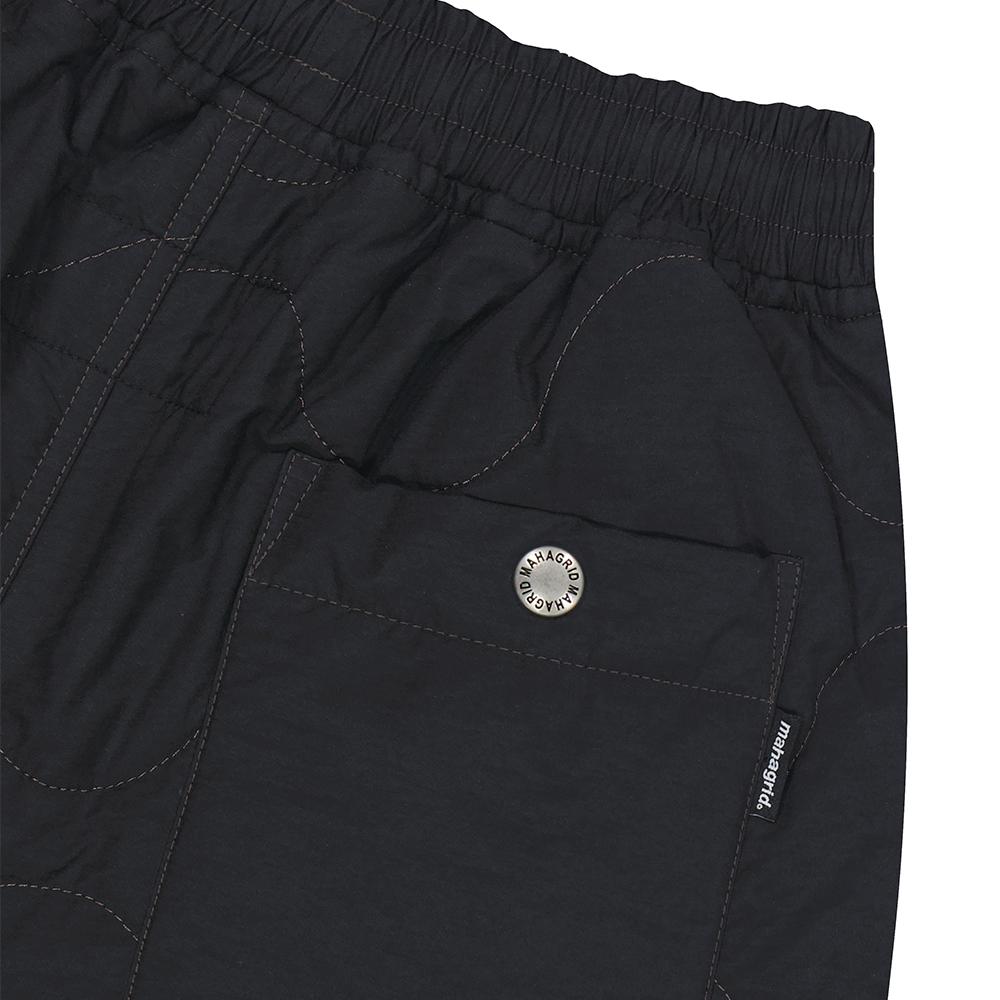 MAHAGRID Quilted Pant Black(Mg2Dfmpa21A)